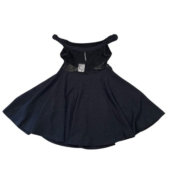 Free People Brooklyn Mini Dress in Black - Picture 4 of 11